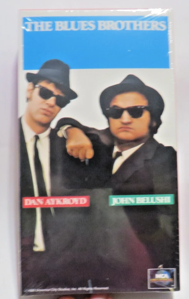 The Blues Brothers VHS SEALED Watermarks MCA Dan Akroyd John Belushi James Brown - Image 1 of 4