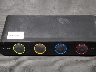 Belkin Omniview Soho KVM Schalter F1DS104L - Gebraucht, Voll Funktionierend - Bild 1 von 4