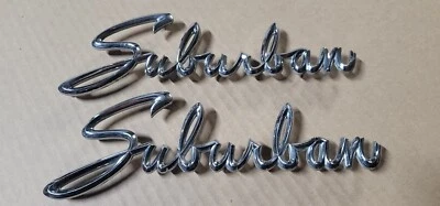 Plymouth Suburban 1959 camioneta emblemas insignias molduras cromadas guiones  Foto 1 de 3