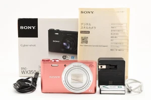 SONY Cyber-Shot DSC-WX350 Pink Compact Digital Camera w/battery & Charger - Picture 1 of 10