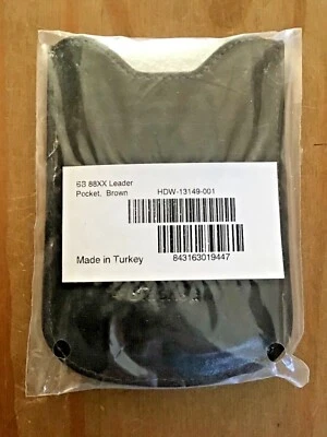 GENUINE ORIGINAL BLACKBERRY HDW-13149-001 UNIVERSAL LEATHER POCKET CASE HOLSTER - Image 1 of 2