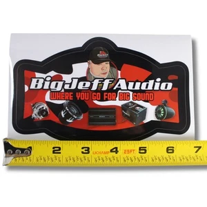 Offizieller Big Jeff Audio 6" Premium Vinyl Aufkleber - Next-Gen Edition - Bild 1 von 2