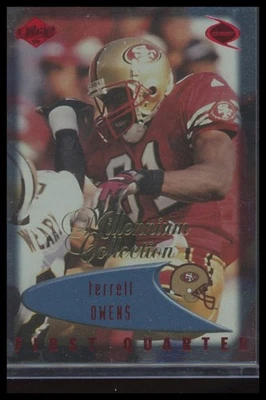 1999 Collector's Edge Odyssey #128 Terrell Owens Millennium Collection Red - Image 1 of 2