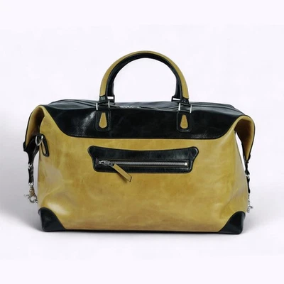 Leather Genuine Duffel Bag Cabin Holdall Travel Gym Bag Vintage Luggage Weekend - Image 1 of 4