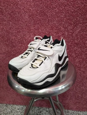 Vintage 90s Nike Zoom Air  White And Black Deadstock Size 9.5 Sneakers - Image 1 of 4
