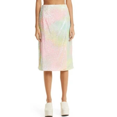 Stine Goya skirt Arwen sequin ombre multi color Medium M  - Image 1 of 4
