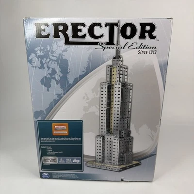 Erector Meccano Special Edition Metal Building Set Empire State Bldg Open Box - Image 1 of 4