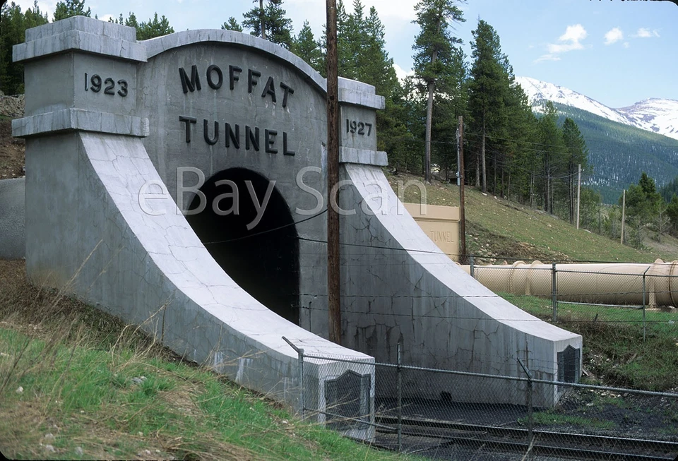 Diapositiva Original - D&RGW Moffat Tunnel West Portal Colorado en 1993 Foto 1 de 1