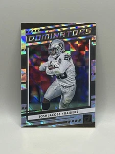 Josh Jacobs 2020 Donruss Football Dominators Las Vegas Raiders #D-JJ NM B2 - Picture 1 of 6