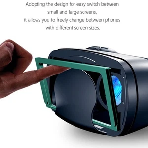 3D VR Headset with Adjustable Design and Game Controller for Smartphones - Picture 1 of 14