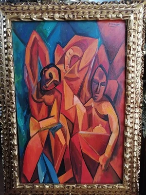 Pintura al óleo Pablo Picasso Foto 1 de 4