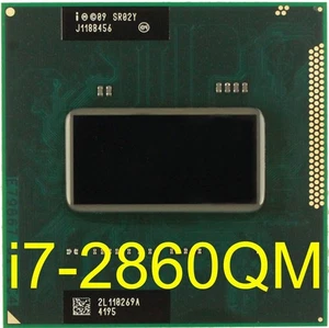 Intel Core I7-2860QM 2.50 GHz 8M 4Cores SR02X Notebook Socket G2 CPU processor - Afbeelding 1 van 4