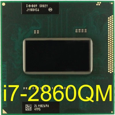 Intel Core I7-2860QM 2.50 GHz 8M 4Cores SR02X Notebook Socket G2 CPU processor - Image 1 of 4