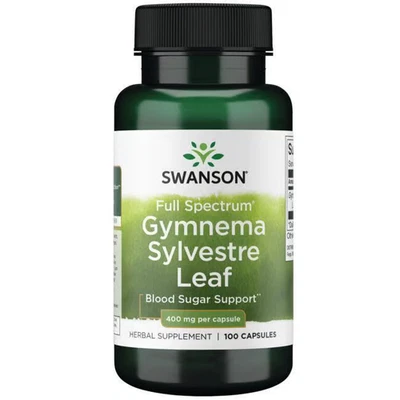 Gymnema Sylvestre hoja 400 mg 100 cápsulas Swanson - Imagen 1 de 2