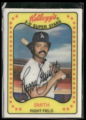 1981 Kellogg's 3-D Super Stars #36 Reggie Smith VG/VG-EX - Image 1 of 2