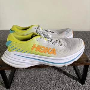 Hoka One One Bondi X Herren Größe 11,5D Laufschuhe Weiß/Primrose 1113512 WEPR - Bild 1 von 6