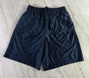Athletech Dazzle Shiny Basketball Shorts Blue Size Medium - Picture 1 of 3