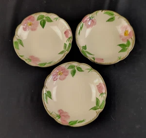 (Set of 3) Franciscan Desert Rose, 5.25" Berry Bowls, USA - Picture 1 of 6