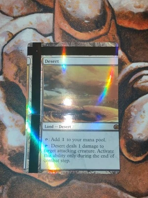 FOIL NFC Miscut Desert FTV Realms MTG Magic the Gathering *Creased* - Image 1 of 3