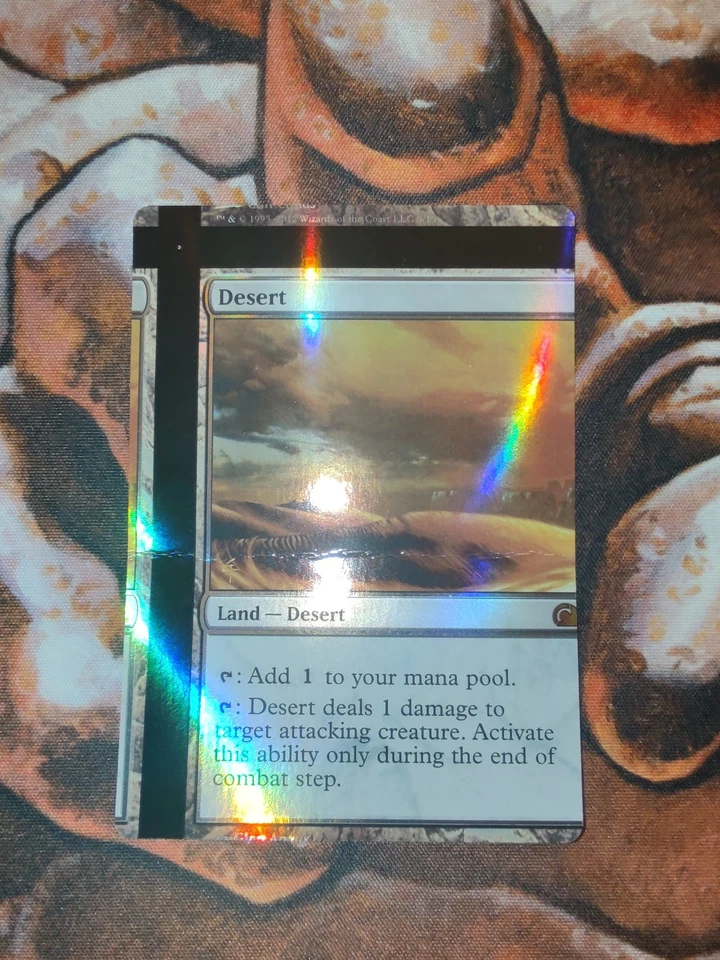 FOIL NFC Miscut Desert FTV Realms MTG Magic the Gathering *Creased* - Image 1 of 3