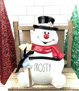 New 2024 Rae Dunn “Frosty” The Snowman 11” Christmas Canister Cookie Jar New - Picture 1 of 5
