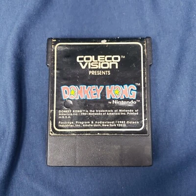Donkey Kong - 1981 for Coleco Vision & Adam video game cartridge #2 Foto 1 de 2