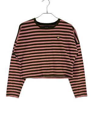 LYLE & SCOTT Round Neck Cropped Top T-Shirt Kid's Girl's Size 14-15 y.o - Image 1 of 4