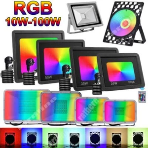 Foco exterior LED inundador foco RGB con conector remoto - Imagen 1 de 32