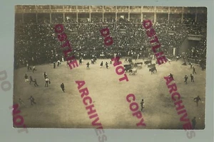 MEXICO RPPC c1910 BULL FIGHT Fighting ARENA Stadium BULLS CHARGING Toro - Picture 1 of 3