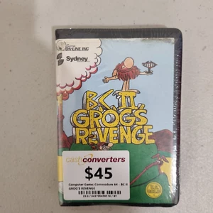 computer game; commodore 64-bc II grogs revenge - Picture 1 of 2