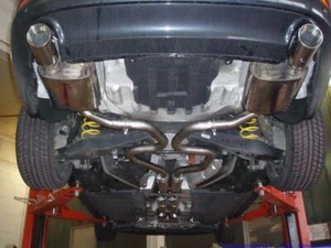 Impianto duplex FMS 2x55 mm acciaio inox VW Passat CC 4-Motion (3CC) 3,6l V6 FSI 220kW - Foto 1 di 3