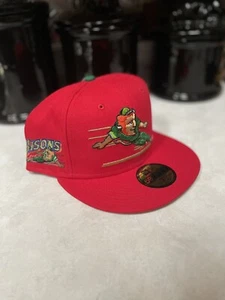 MyFitteds New Era Buffalo Bisons Glücksbringer eng anliegende Mütze 7 1/2 - Bild 1 von 5