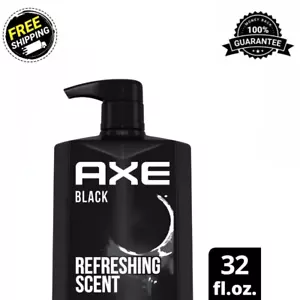 Axe Black Refreshing Daily Use Men's Body Wash, Frozen Pear & Cedarwood, 32 oz - Picture 1 of 12
