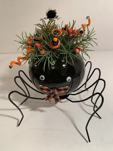 Halloween VTG Button Bouquet-Spooky Spider-Autumn~Farmhouse~Country~Farmhouse - Picture 1 of 4