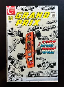 Grand Prix #30 1970 Classic Auto Racing Stories Don Perlin Art Charlton Comics - Picture 1 of 2