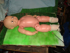 1960’s 27” Cameo Kewpie Doll with Dress shoes & socks angeltoy dress by bentex