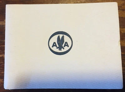 Folleto de menú de American Airlines de colección de los años 60 con receta para el hogar Foto 1 de 3