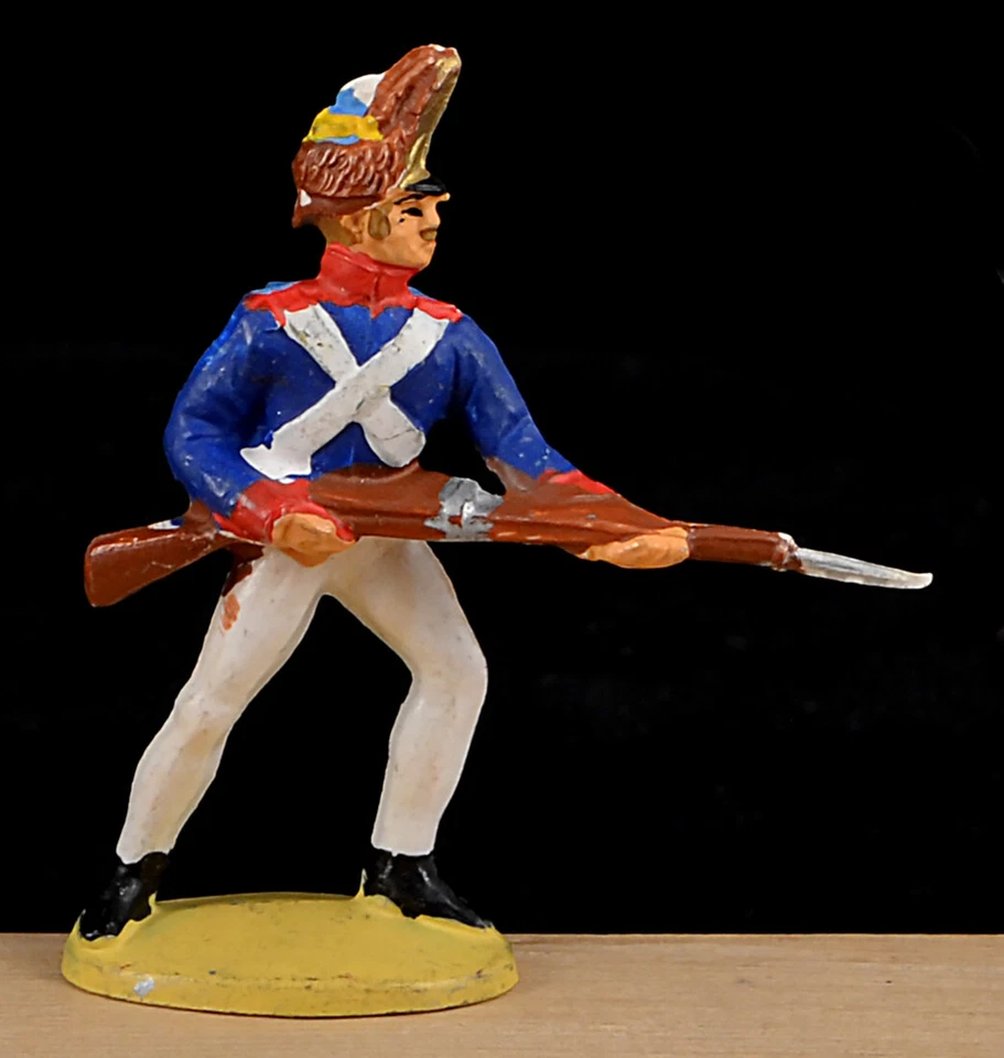 Jim - Napoleônico francês - vintage década de 1970 60mm soldado de brinquedo pintado - Imagem 1 de 1