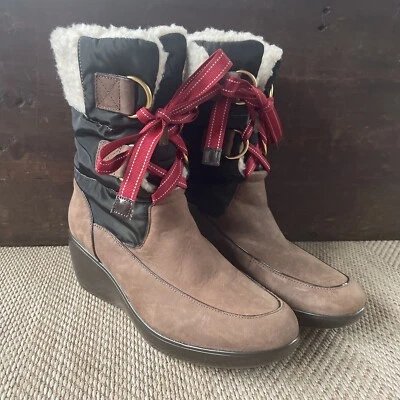 SPERRY Top Sider Cómodo Puerto Marrón y Negro Botas Zapatos EE. UU. 7,5 M Foto 1 de 4