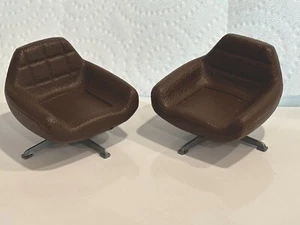 MCM Pair LOUNGE Chairs Crailsheimer Hanse, Plastic DOLLHOUSE, 1960’s Denmark - Picture 1 of 9