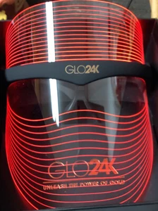 Máscara de belleza LED GLO24K 7 colores caja abierta - Imagen 1 de 4