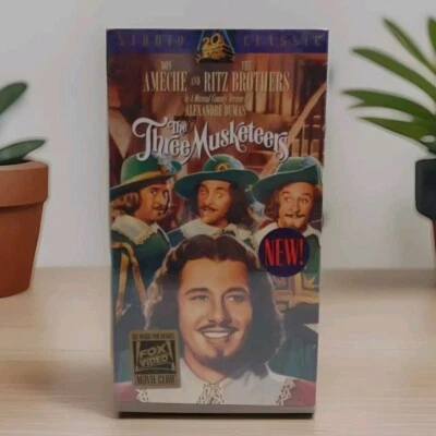 THE 3 MUSKETEERS 1939~1994 VHS Tape Don Ameche, The Ritz Brothers Musical Comedy - Image 1 of 4