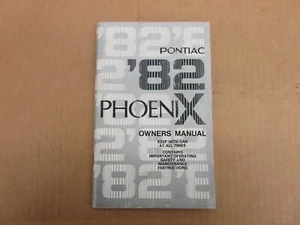 1982 Pontiac Phoenix sedan owners manual book literature guide ORIGINAL - Picture 1 of 3