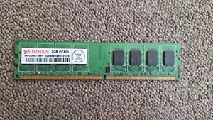 Strontium Hynix 2GB PC2-6400 DDR2-800MHz non-ECC Unbuffered CL6 SRP2G86U1-S6H - Picture 1 of 11