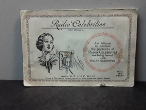 1934 Will's Cigarettes Radio Celebrities Portraits Tobacco Cards Full Collection