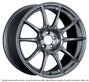 SSR GTX01 17x9 5x100 38mm Offset Dark Silver Wheel - Picture 1 of 6