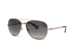 Kate Spade Sonnenbrille Damen Pilotenbrille Avaline 2/S AU2 rot gold 58 mm graue Gläser - Bild 1 von 5