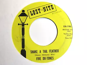 FIVE DU-TONES * 45 * Shake A Tail Feather * VG++/ Near MINT VINYL Press * USA RI - Picture 1 of 1