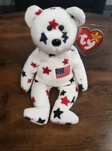 Seltene Ty Glory Beanie Baby mit Etikettfehler. Neuwertig - Bild 1 von 10