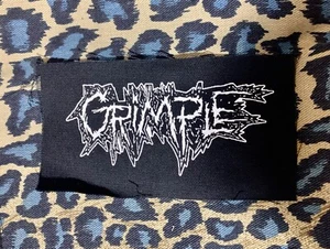 Grimple Patch Fai da Te - Punk Crost Bandiera Nera Avanzamento Crack Oi - Foto 1 di 1